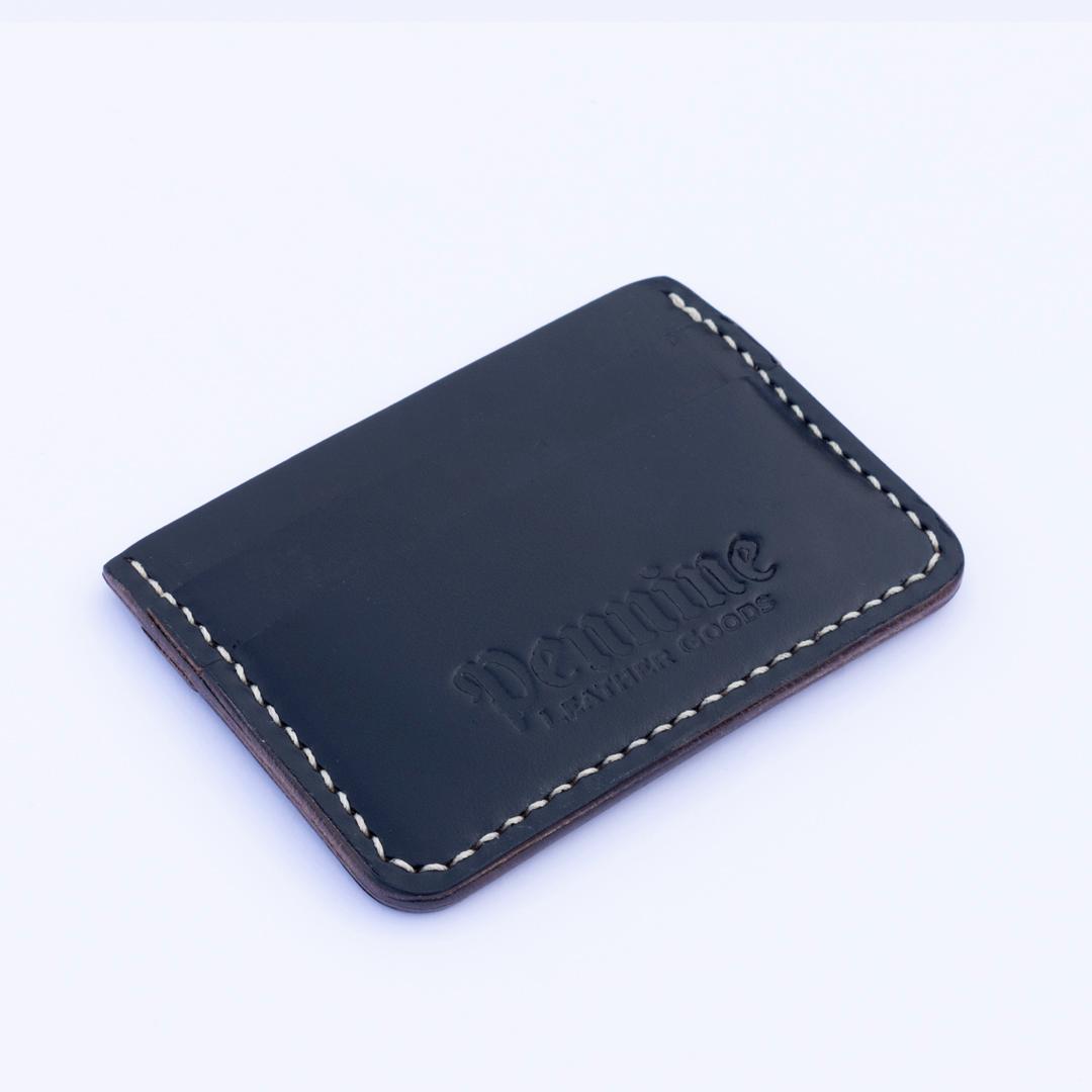 5 Pocket Card Holder - Black Horween Chromexcel